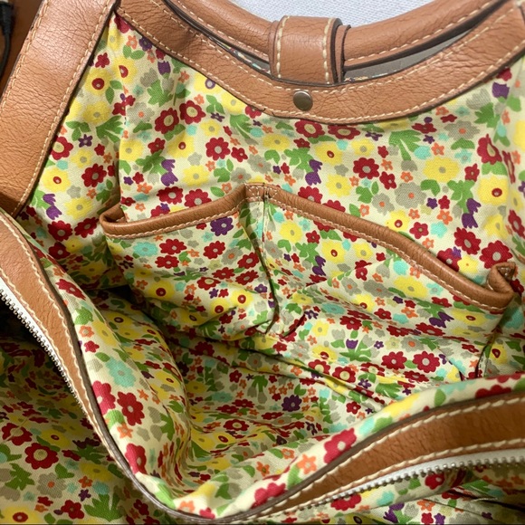 Fossil Multicolor Stitched Straw Frame Handbag - Picture 10 of 12